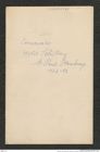 Nachlass Franz Steindachner, historischer Umschlag, Korrespondenz Hugo Schilling, Inv.Nr. 451.11, Seite 1